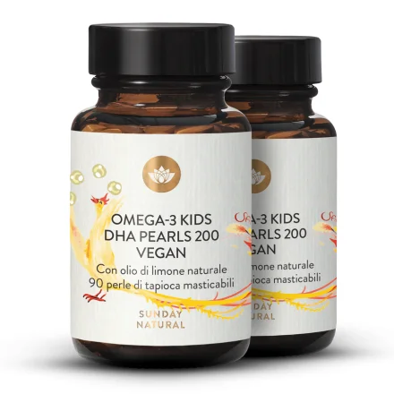 Omega 3 Kids DHA perle 200 vegane, masticabili