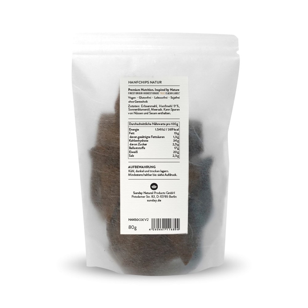 Hanfchips Natur Mit Hanfmehl