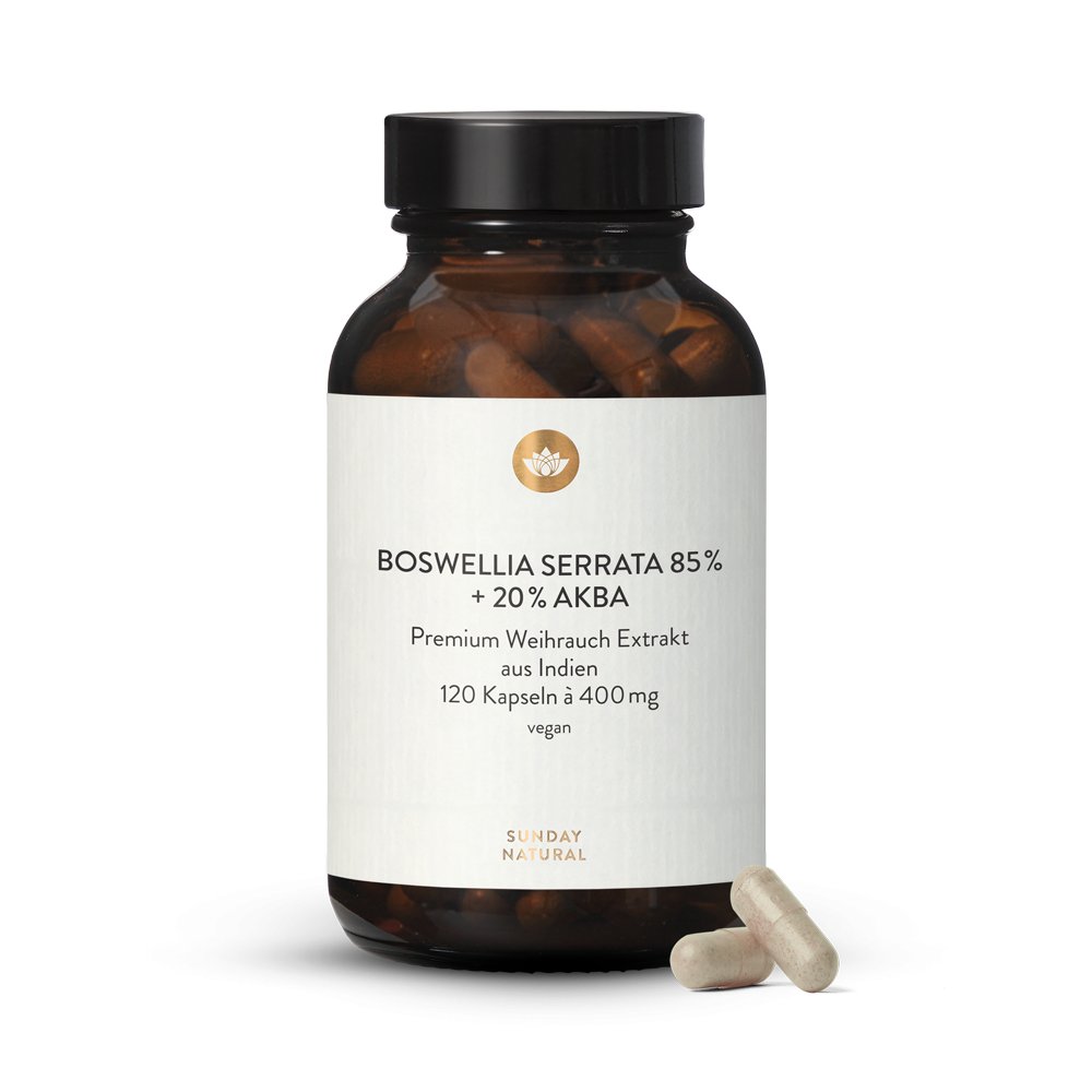Weihrauch Kapseln Boswellia Serrata 85% + AKBA 20%