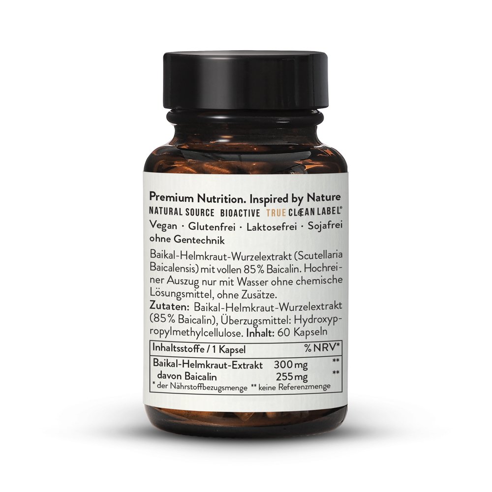 Natural Baikal Skullcap Extract (90% ~ 98% baicalin) - Baikal Skullcap