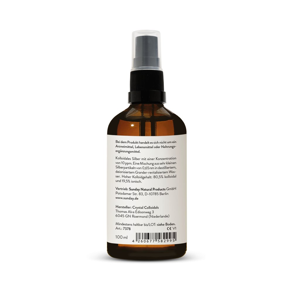 Kolloidales Silber 80% Kolloidal 10 PPM Spray