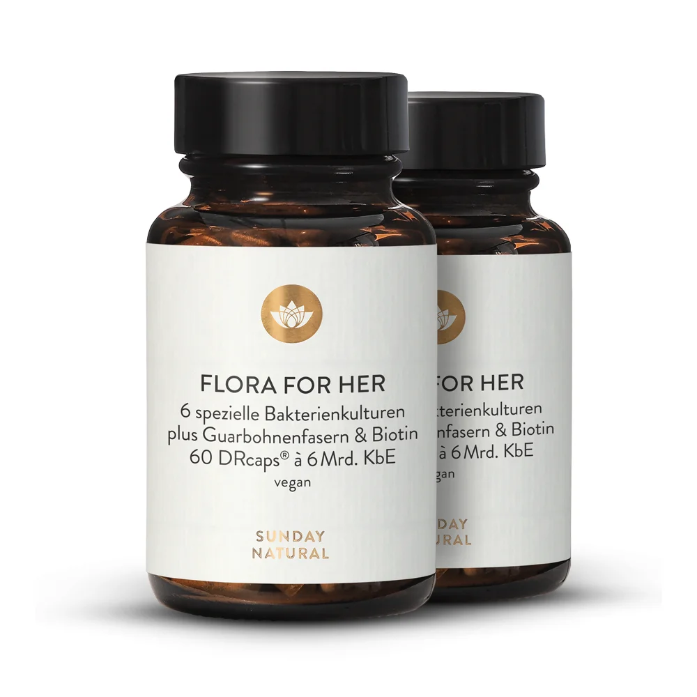 Flora For Her 6 Bacteria Strains. 2x60 Capsules – Buy Online