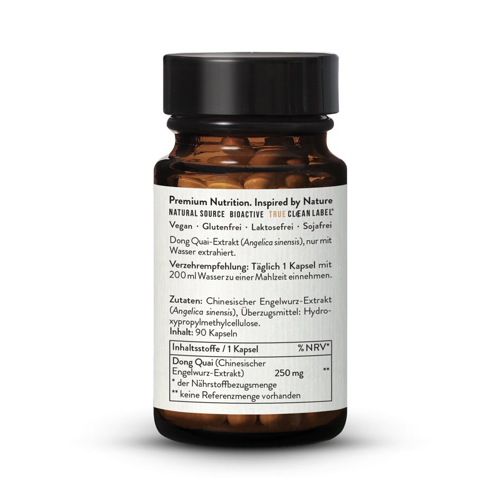 Complément Dong Quai 500mg - 60 Capsules, 100% Naturel, Pour Le Bien-être Hormonal Féminin