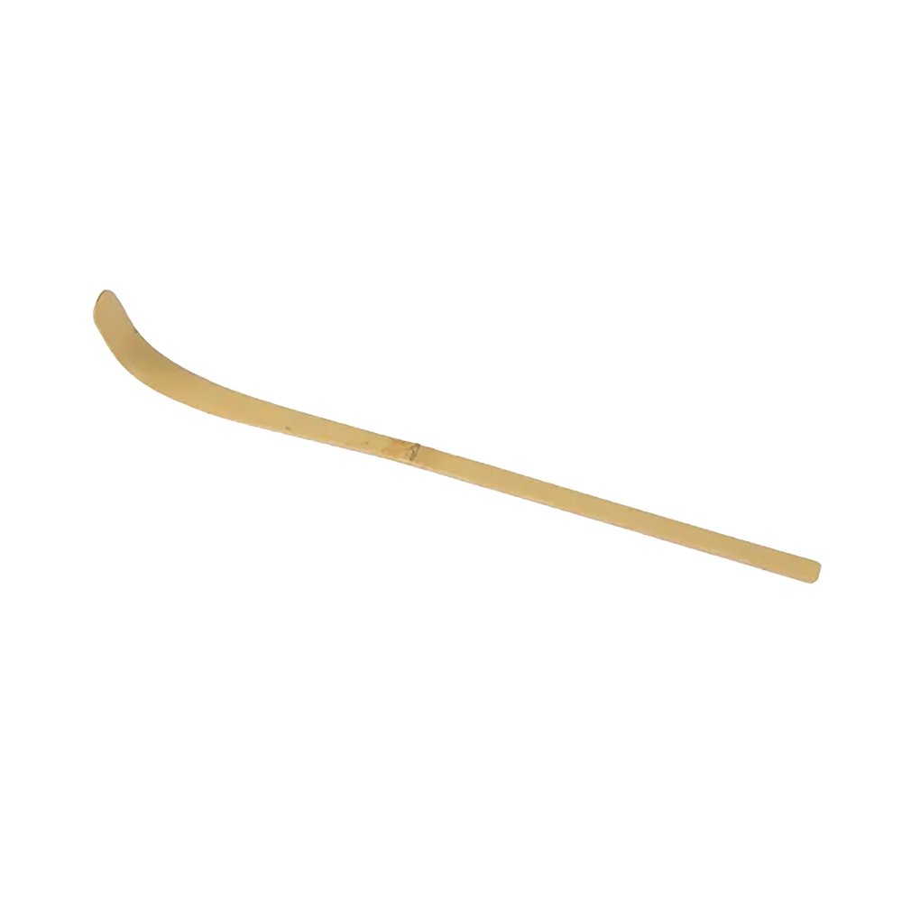 Matcha Lffel (Chashaku) Gold-Bambus Flach