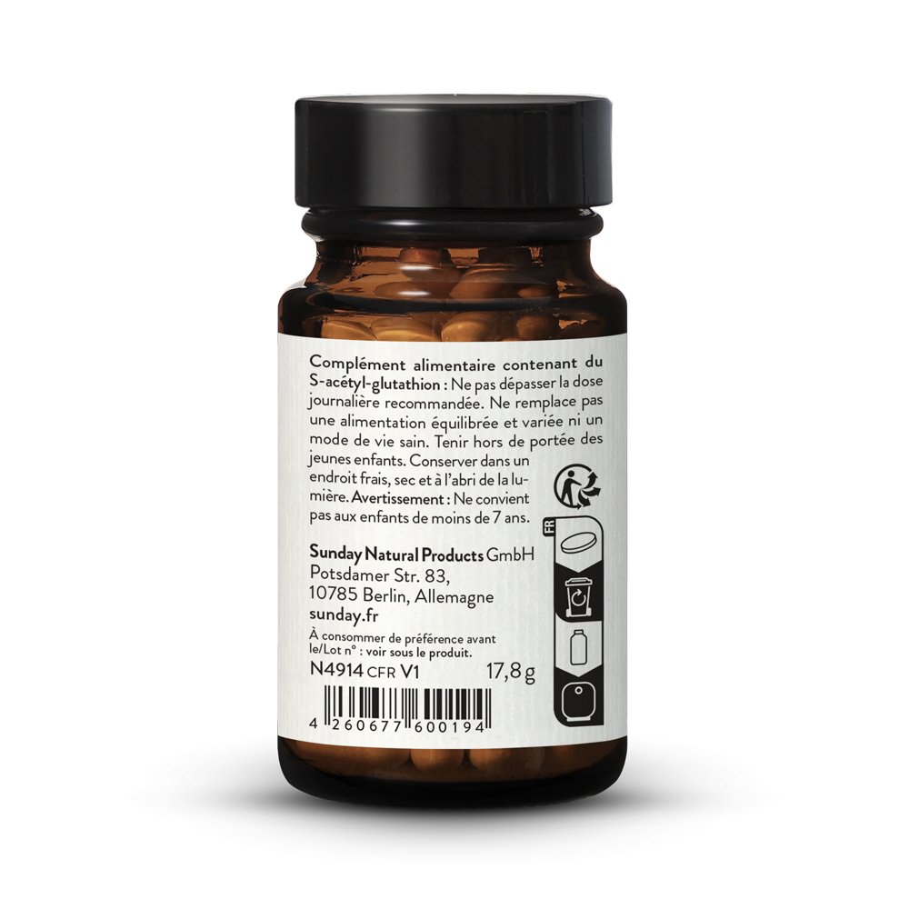 dose journalire de glutathion Liposomal Biocyte - Immunit et il reprsente le principal antioxydant endogne Acheter du S-actyl-glutathion 100 mg