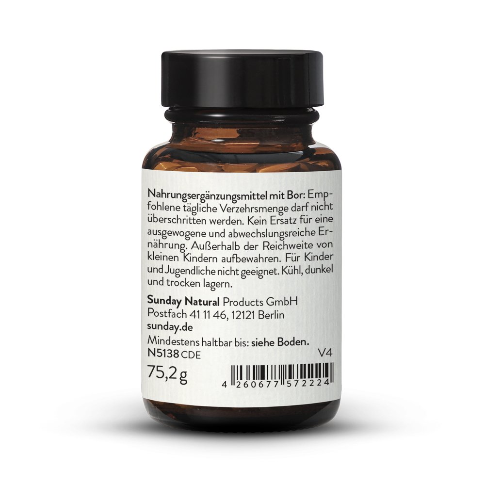 Bor Tabletten 3mg Natriumborat
