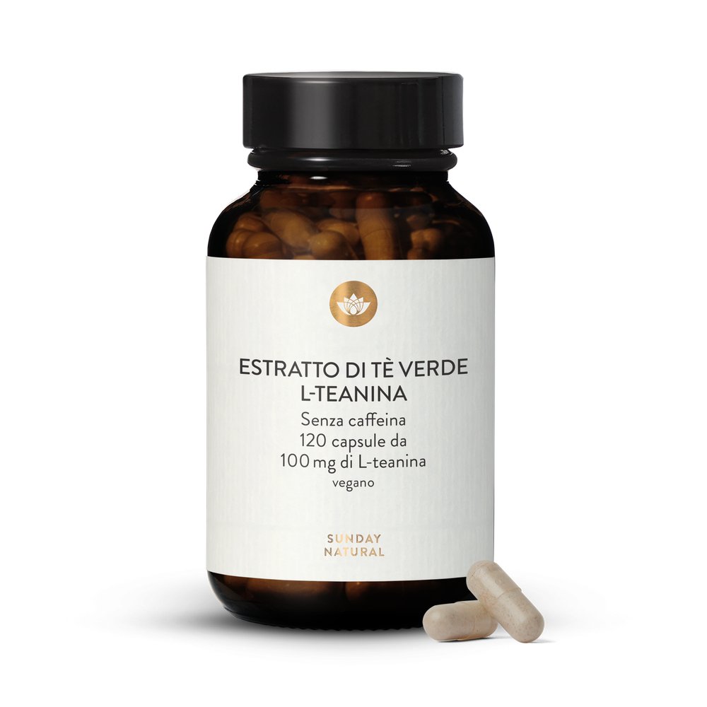 Socr@te Capsul Estratto di tè verde L-teanina 100 mg 120 capsule