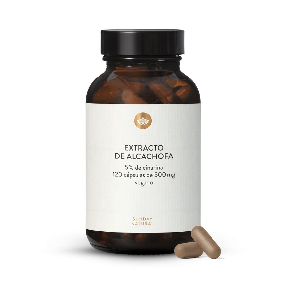 Extracto de alcachofa 500 mg, 120 cápsulas