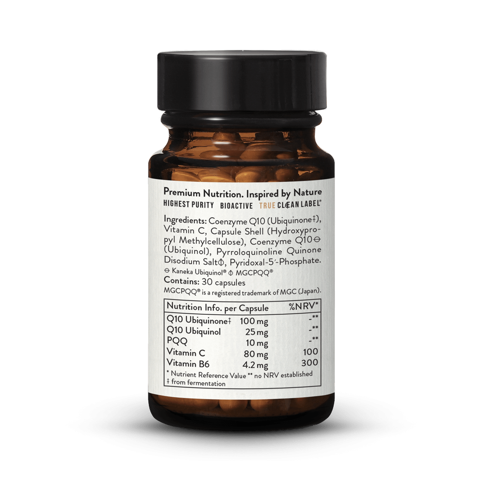 Q10 PQQ Complex + B6 + Vitamin C. 30 Capsules – Buy Online
