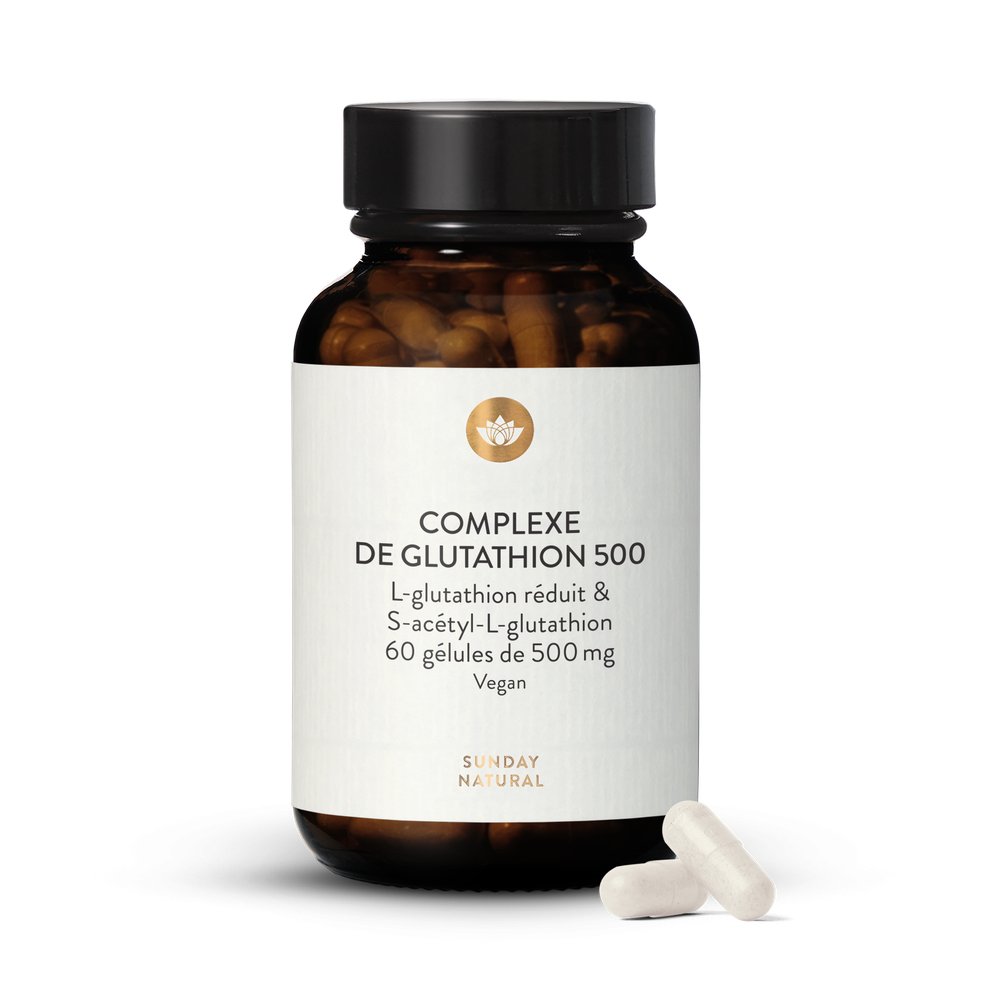 Complexe de glutathion S-acétyle-L + L-glutathion réduit, §
