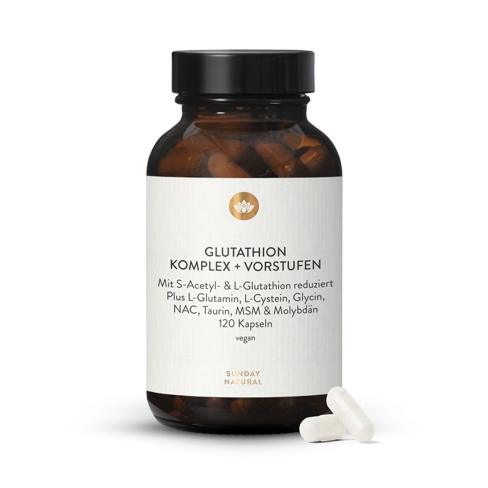 Complexe de glutathion + cofacteurs 120 gélules