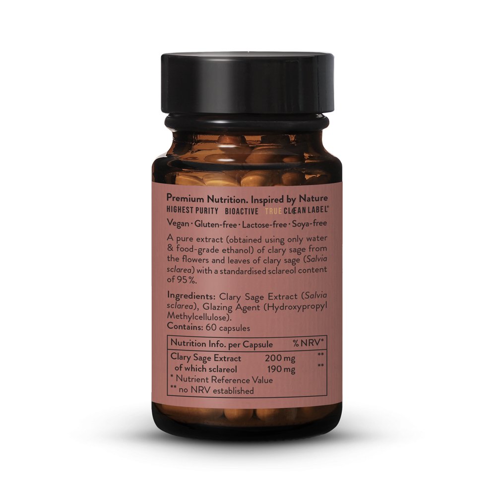 Clary Sage Extract 95% Sclareol, 60 Capsules – Buy Online