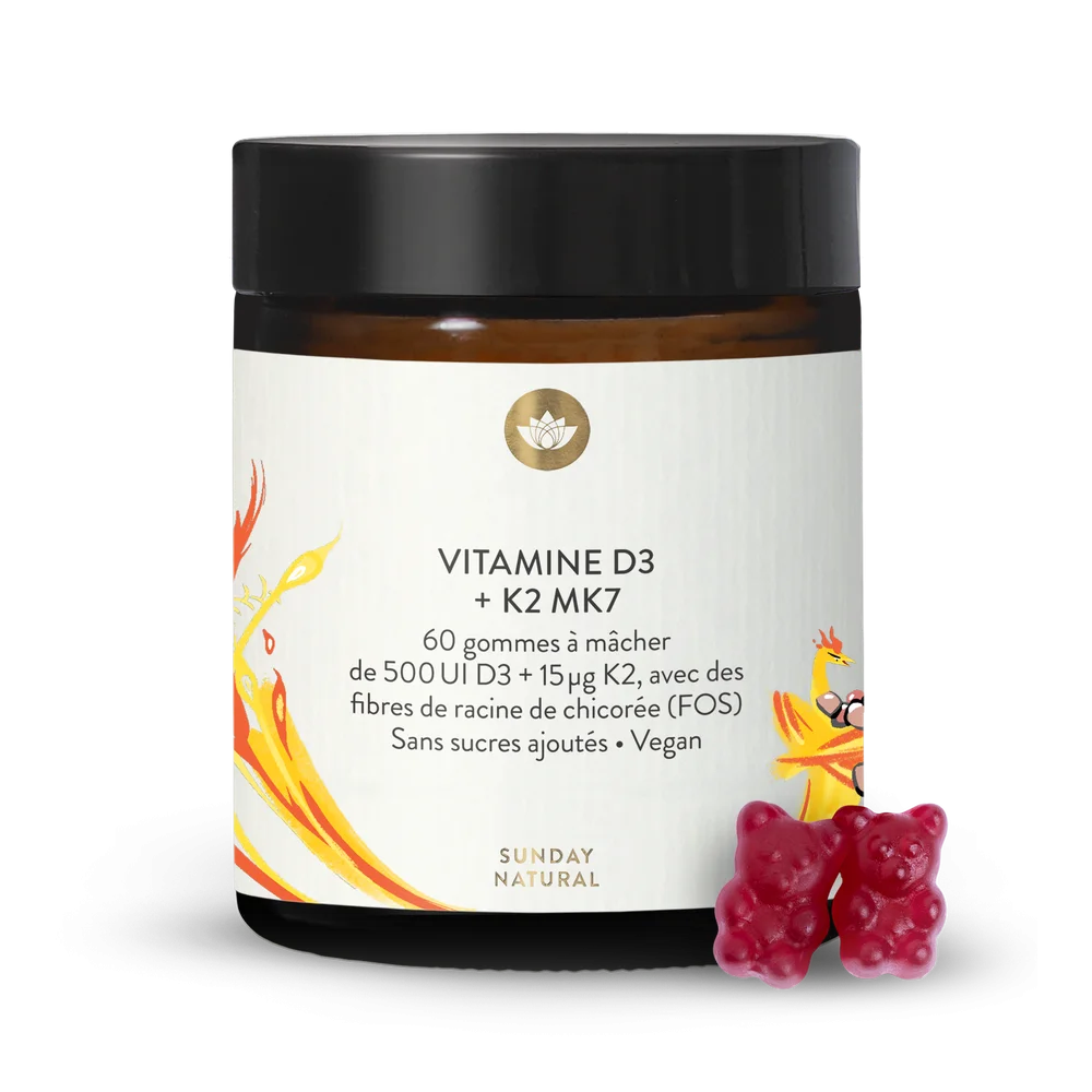 Vitamine D3 + K2 Enfants Sunday Natural
