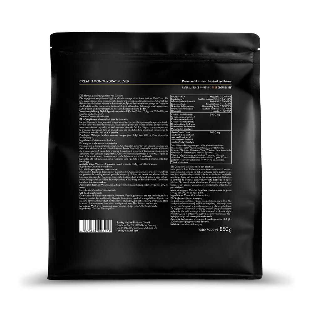 Creatin Monohydrat Ultrapure Pulver