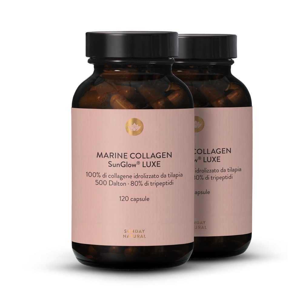 Acquista collagene marino premium SunGlow® in capsule