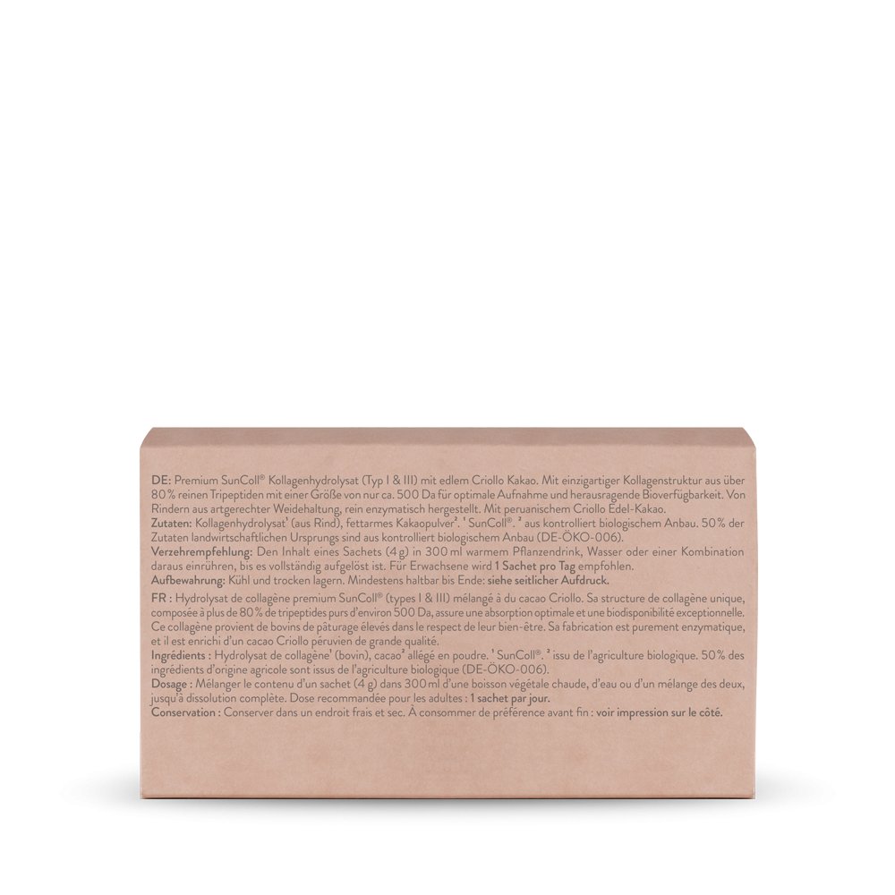 Premium Cacao Collagen SunGlow® Luxe 500 Da Sachets kopen