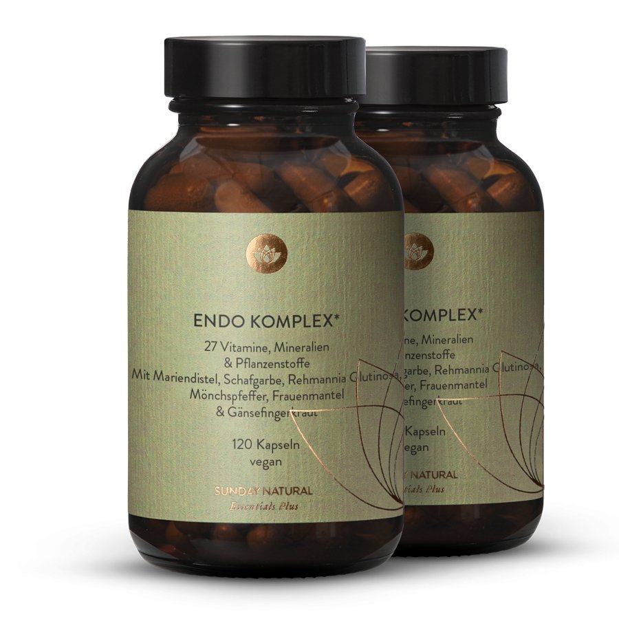 Endo Complex. B6, monnikspeper/vrouwenmantel. 2x120 capsules