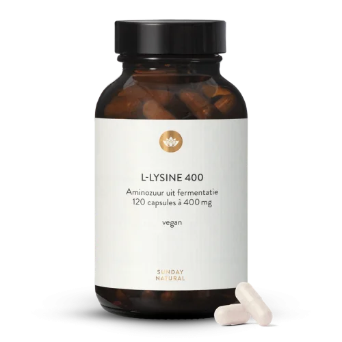 L-Lysin 400 Kapseln Aus Fermentation, Vegan