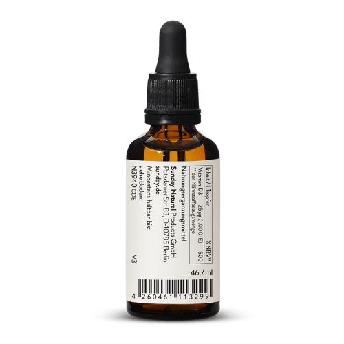 Vegan Vitamin D3 1000 IU 1750 Drops
