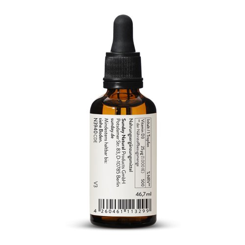 Vitamine D3 1 000 UI Vegan 1 750 Gouttes