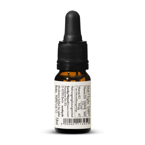 Vitamin D3 + K2 MK7 1000IE + 50g  all-trans 300 Tropfen