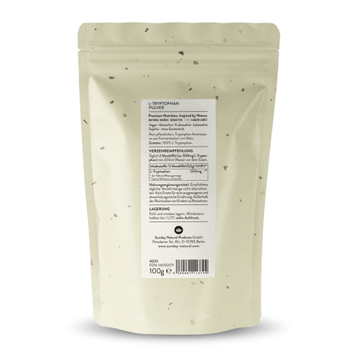Poudre de L-tryptophane issu de la fermentation, vegan
