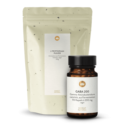 Coffret L-tryptophane + GABA 200 vegan