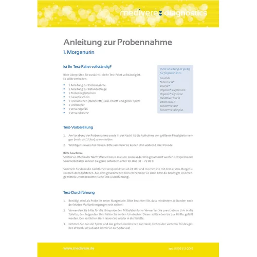 Organix Dysbiosis Urine Test