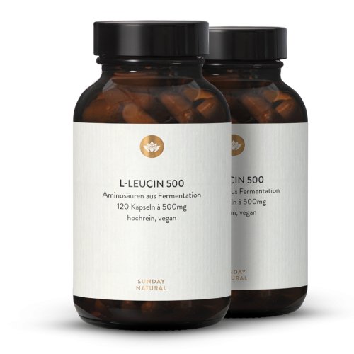 L-Leucine 500 glules issue de la fermentation, vegan
