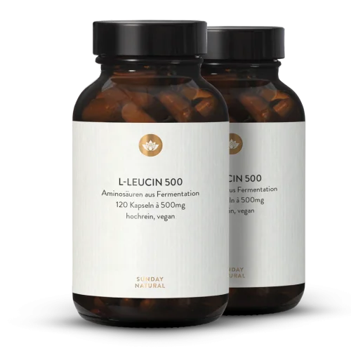 L-Leucin 500 Kapseln Aus Fermentation, Vegan