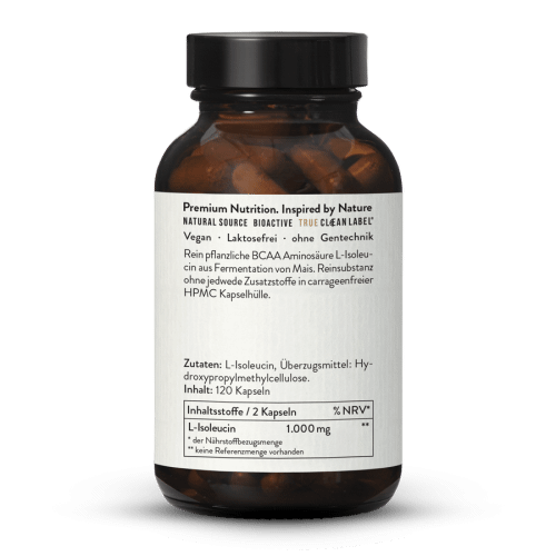 L-Isoleucin 500 Kapseln Aus Fermentation, Vegan