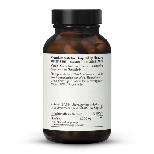 L-Valin 500 Kapseln Aus Fermentation, Vegan