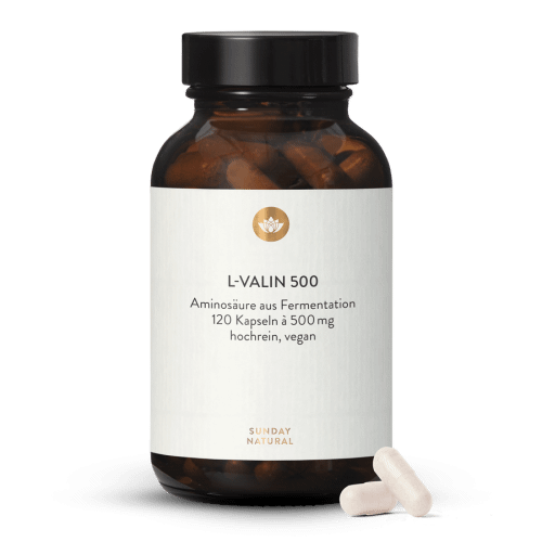 L-Valin 500 Kapseln Aus Fermentation, Vegan