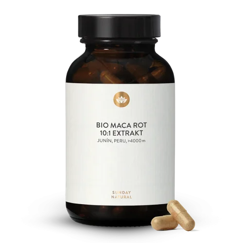 Bio Maca Rot Extrakt Kapseln 10:1