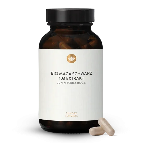 Organic Black Maca Extract Capsules 10:1