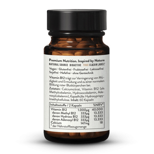 Vitamin B12 Mh3a + Calcium 500g