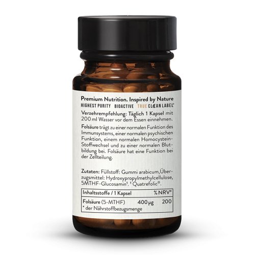 Folsure (Folat) Quatrefolic 400g Kapseln
