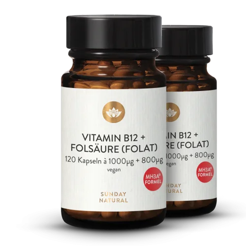 Vitamin B12 Mh3a + Quatrefolic 1000g + 800g