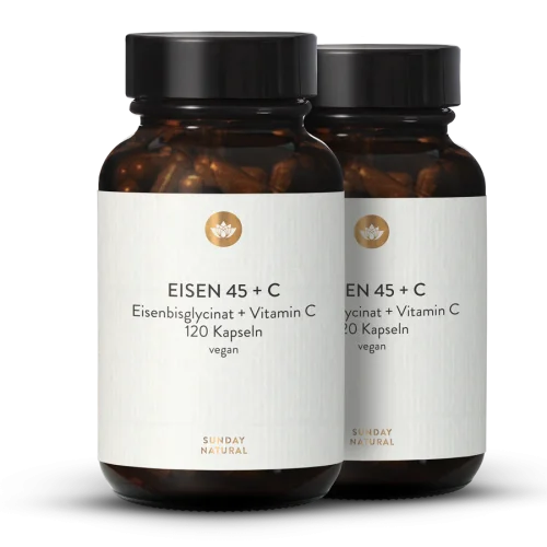 Eisenchelat 45mg Bisglycinat + Vit C