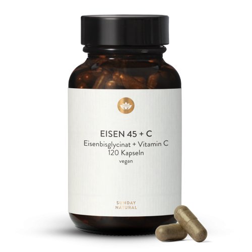 Eisenchelat 45mg Bisglycinat + Vit C