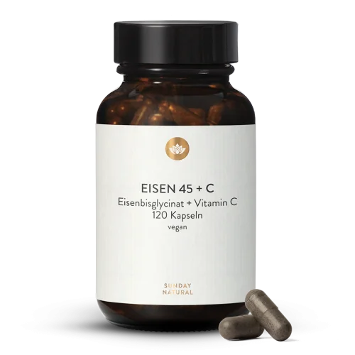 Eisenchelat 45mg Bisglycinat + Vit C