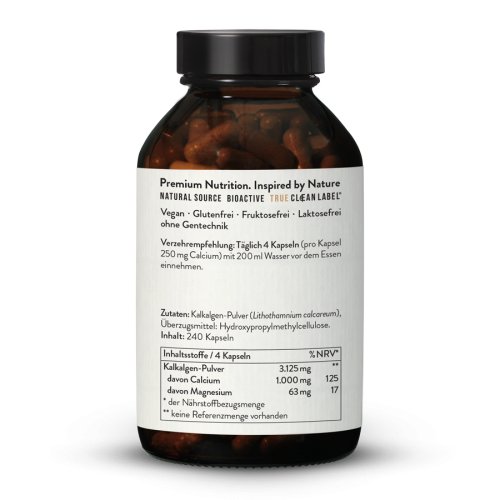 Natural Calcium 250mg Capsules