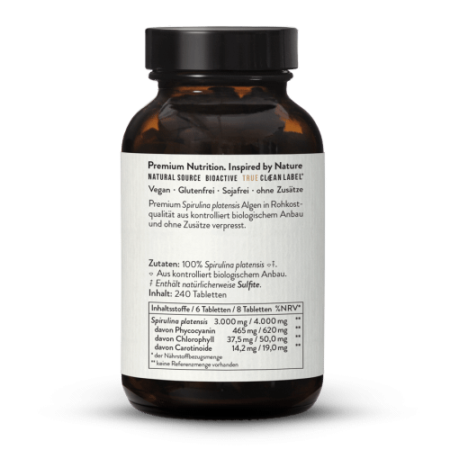 Bio Spirulina Blauw Tabletten