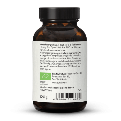 Organic Blue Spirulina Tablets