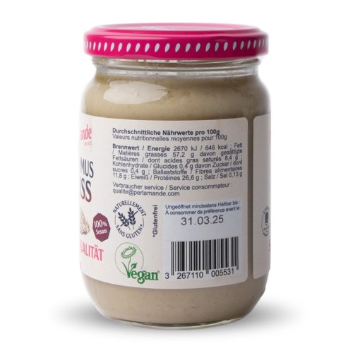 Purée de sésame blanc bio Perl'Amande (Tahin)