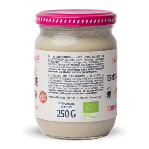 Purée de cacahuètes bio Perl'Amande