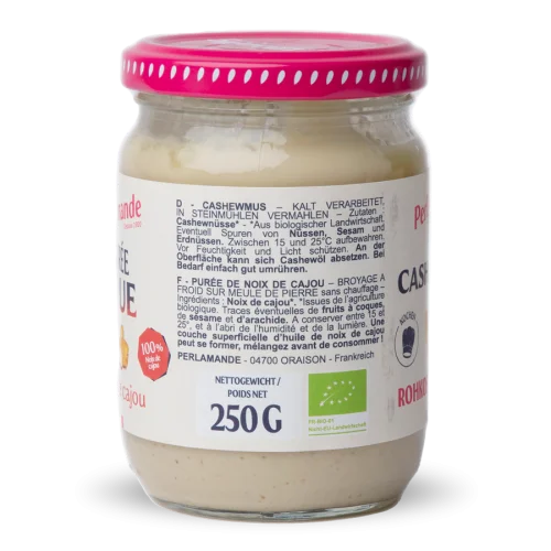 Cremiges Cashewnussmus Bio