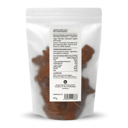 Hanfchips Chili Mit Hanfsamen