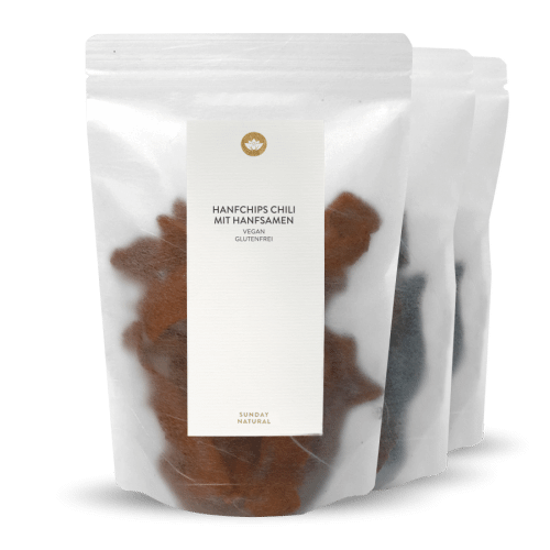 1X Hanfchips Chili 2X Hanfchips Natur