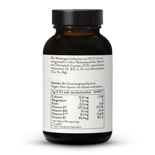 Bio Weizengras Saftpulver
